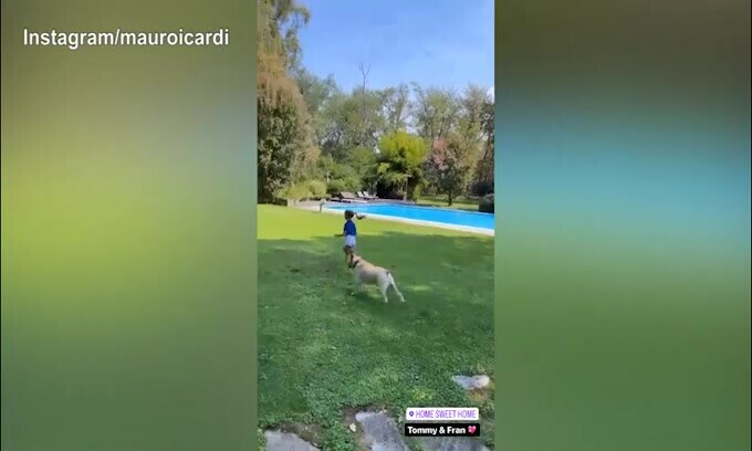 Psg, Icardi tra legna e bambini