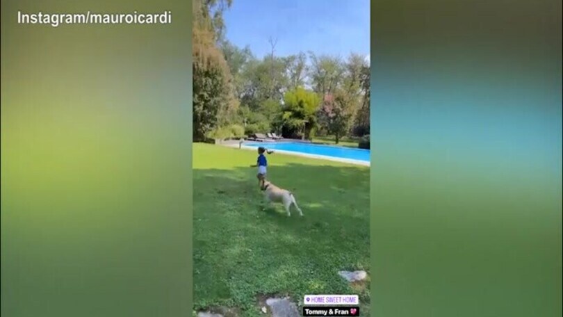 Psg, Icardi tra legna e bambini