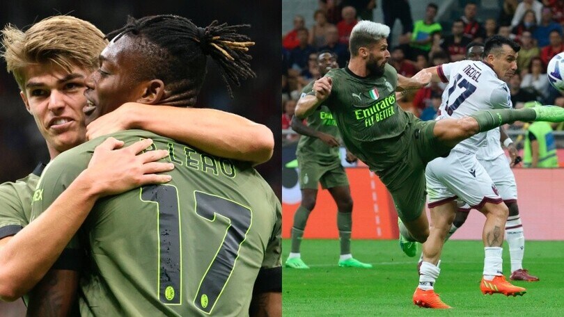 De Ketelaere inventa, Leao e Giroud segnano: vola il Milan
