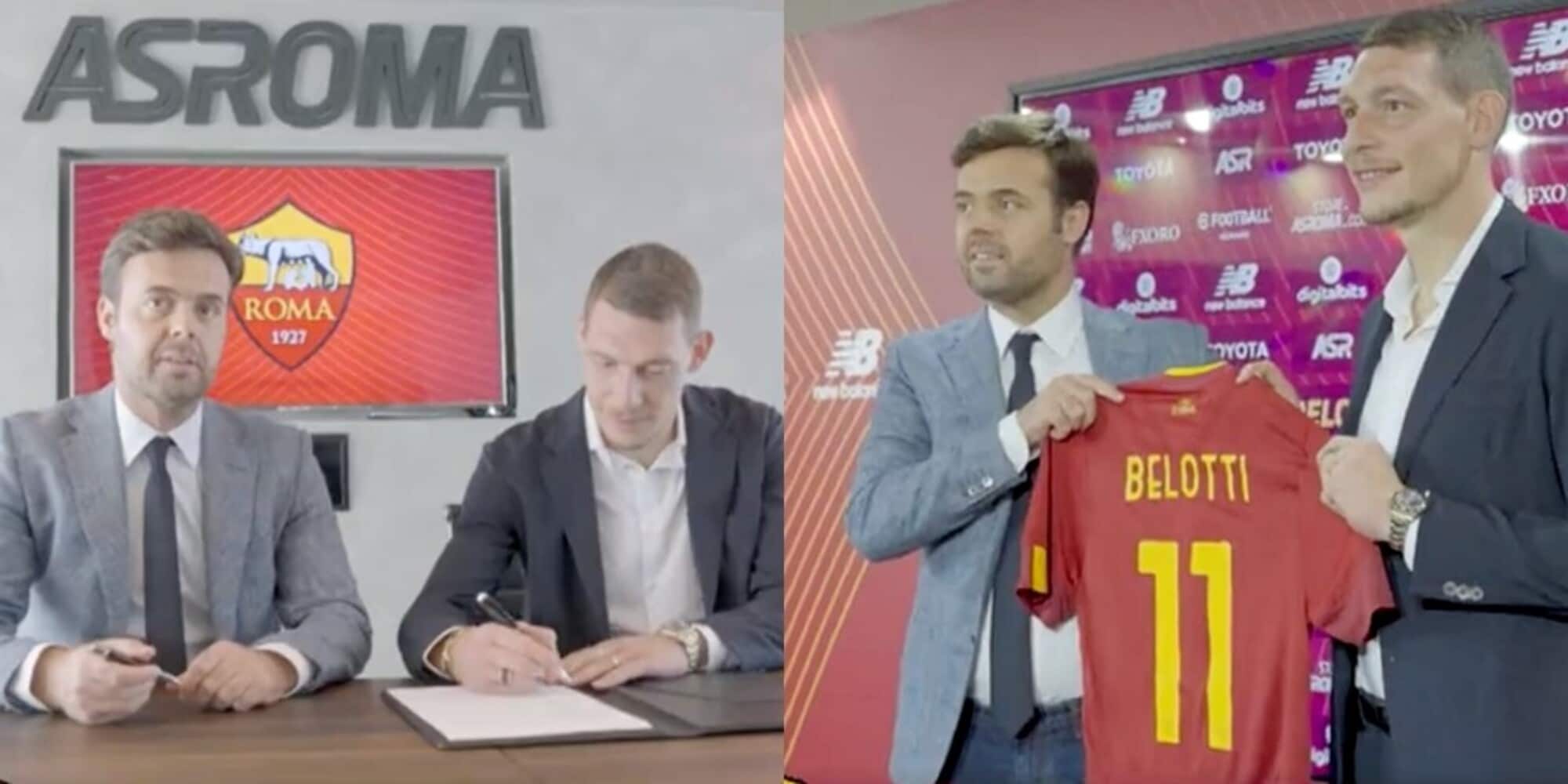 Roma, è ufficiale l'arrivo di Belotti: contratto fino a giugno 2023
