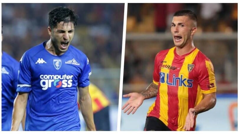 Parisi illude l'Empoli, Strefezza regala al Lecce il primo punto