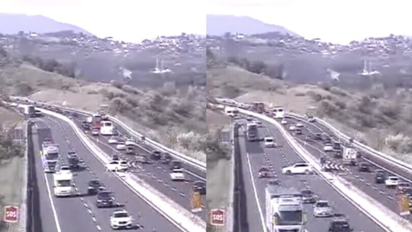 Pazza inversione ad "U" sull'A1: "Ho seguito solo il navigatore"