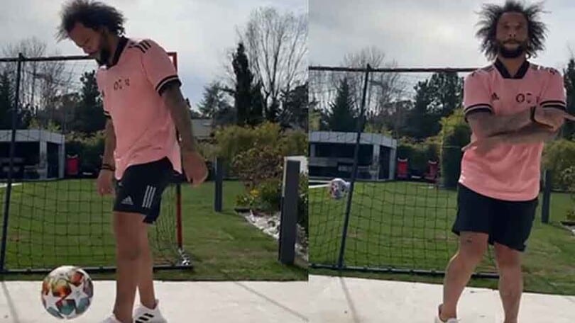 Che gol di Marcelo, poi la sfida: "provatelo a casa"