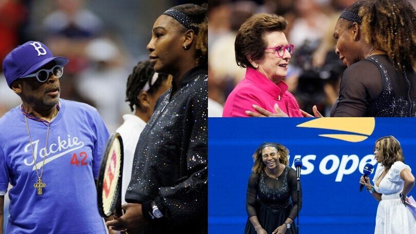 Serena Williams, tributo agli Us Open: quanti vip in tribuna!