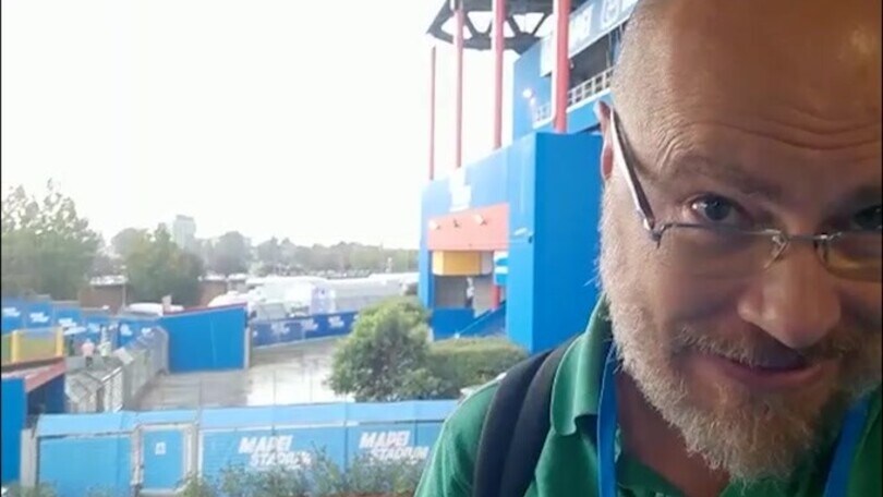 Milan a Reggio Emilia sotto il diluvio
