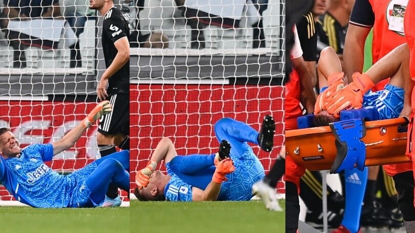 Infortunio Szczesny in Juve-Spezia: esce in barella