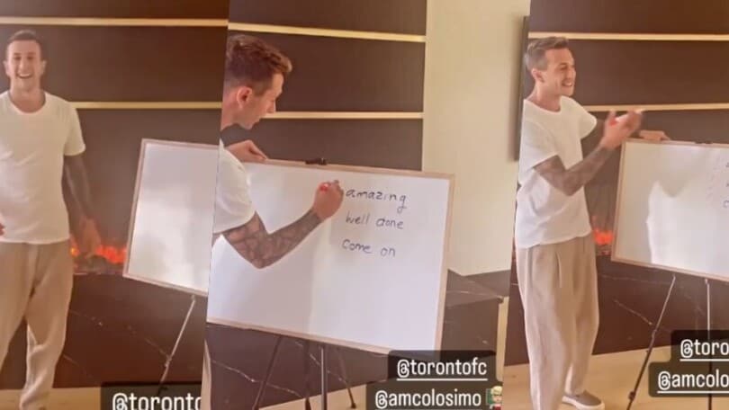 Bernardeschi e la lezione di inglese