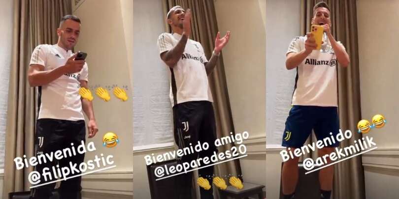 Juve, rito di iniziazione per Kostic, Paredes e Milik