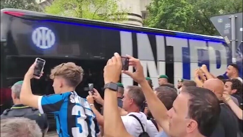 Milan-Inter: ecco il pullman nerazzurro