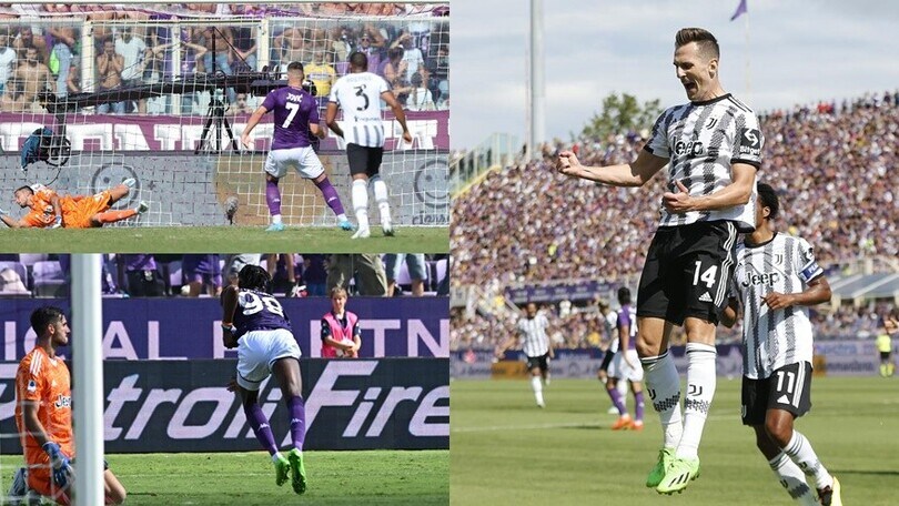 Milik-gol e Perin ipnotizza Jovic, ma non basta: la Fiorentina ferma la Juve