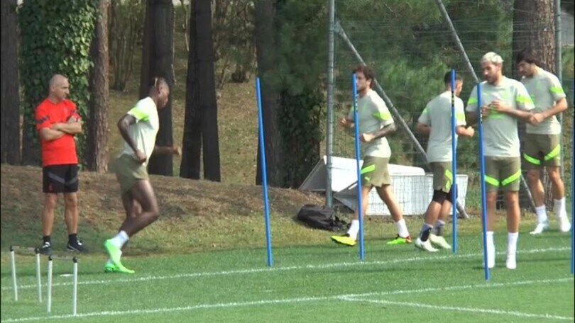 Milan, allenamento prima del Salisburgo