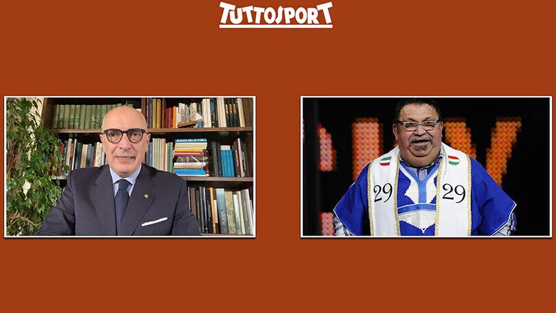 Cesare Pompilio, l’istrionico opinionista  bianconero, star di Telelombardia, che ha sempre amato la Juve prima di tutto