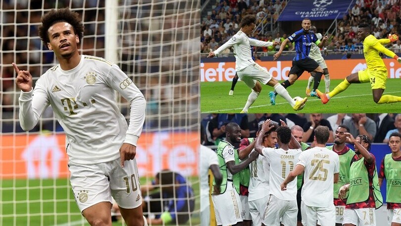 Sané dà spettacolo al Meazza: il Bayern batte l'Inter 2-0