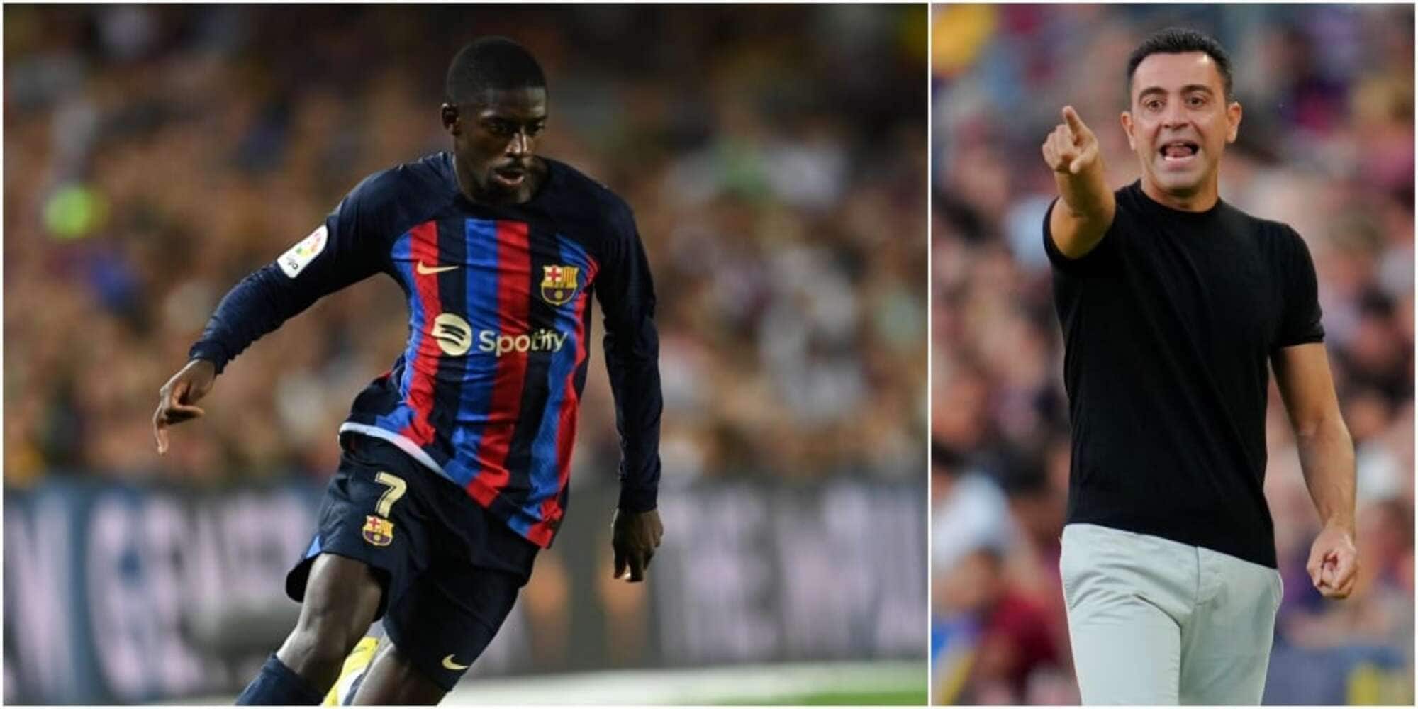 Barcellona, Xavi: “Dembélé? È ai livelli del miglior Neymar”