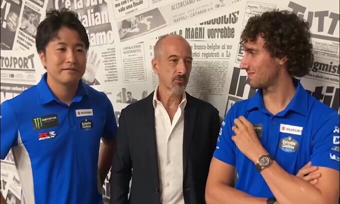 MotoGP: la Suzuki a Tuttosport, domani uno speciale sul giornale