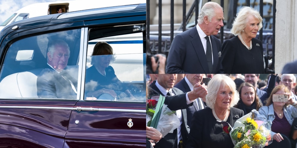 Il Re Carlo III e la sua consorte omaggiano la Regina Elisabetta a Buckingham Palace