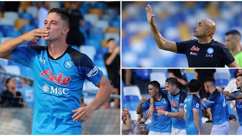 Al Napoli basta Raspadori: 1-0 allo Spezia, Spalletti in vetta