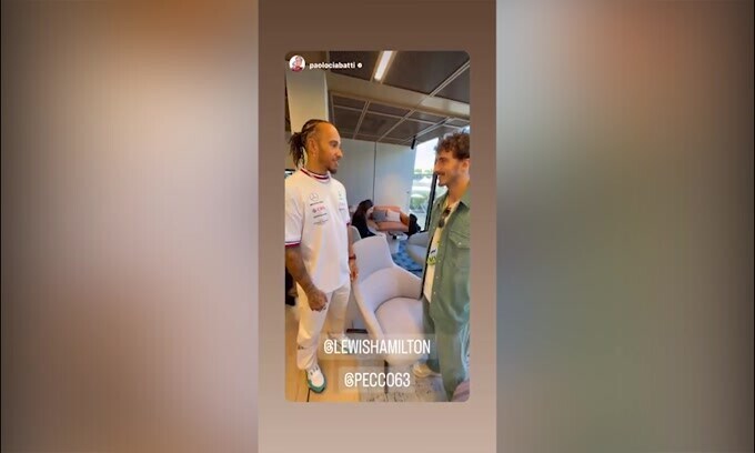 Gp Monza, Bagnaia incontra Hamilton