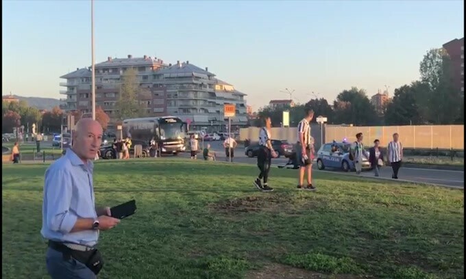 Juve-Salernitana: arriva il pullman degli ospiti