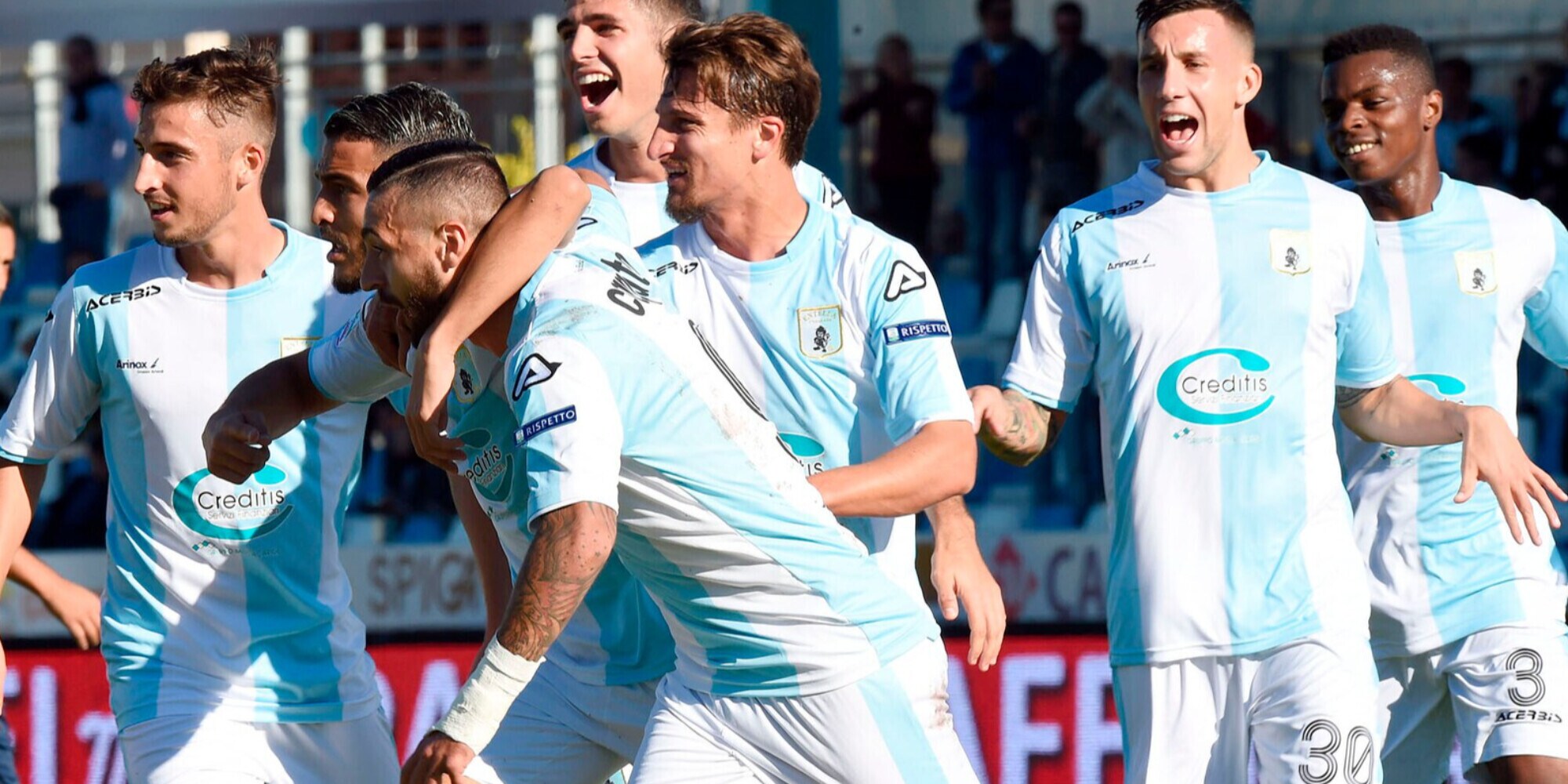 Serie C, tris Entella all'Alessandria. Vittorie per Cesena e Siena