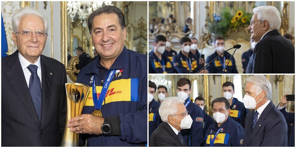 L'Italia campione del mondo dal Presidente Mattarella