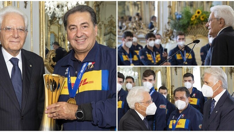 L'Italia campione del mondo dal Presidente Mattarella