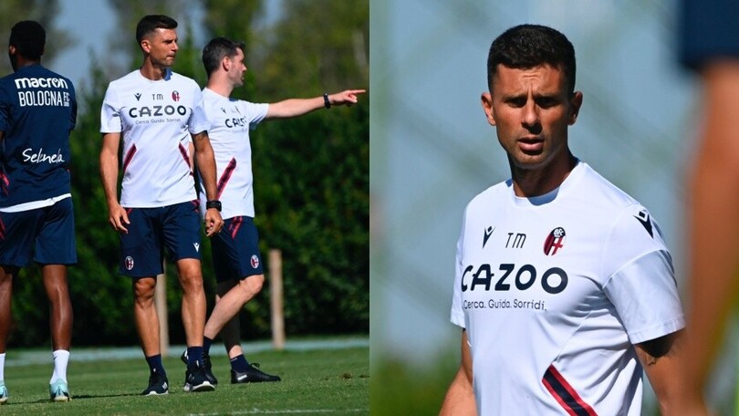 Bologna, ecco Thiago Motta: primo allenamento con la squadra