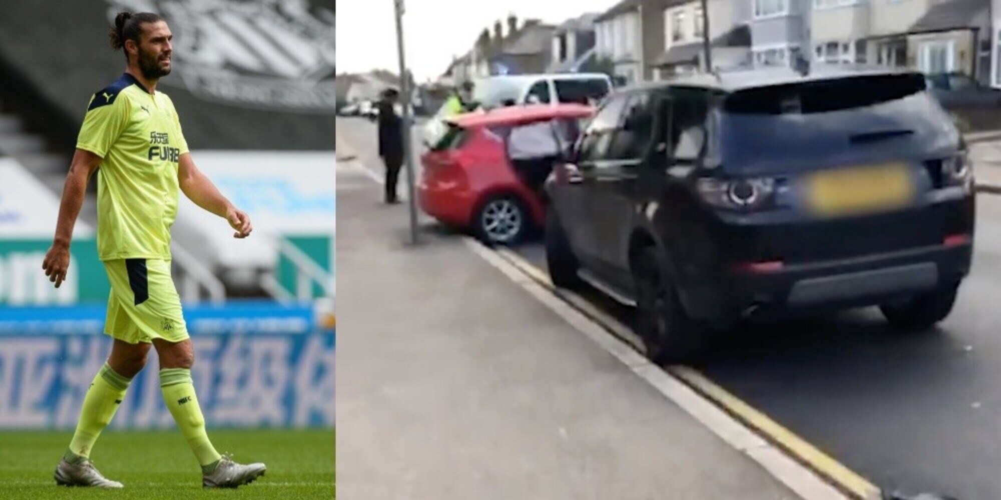 Andy Carroll, senza squadra e senza auto dopo il frontale con la sua costosa Mercedes