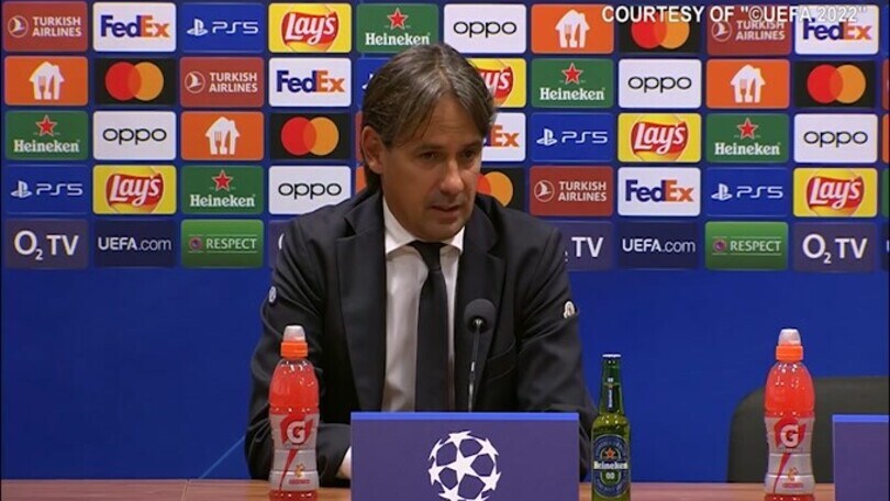 Inzaghi: "Siamo contenti. Lukaku torna dopo la sosta"