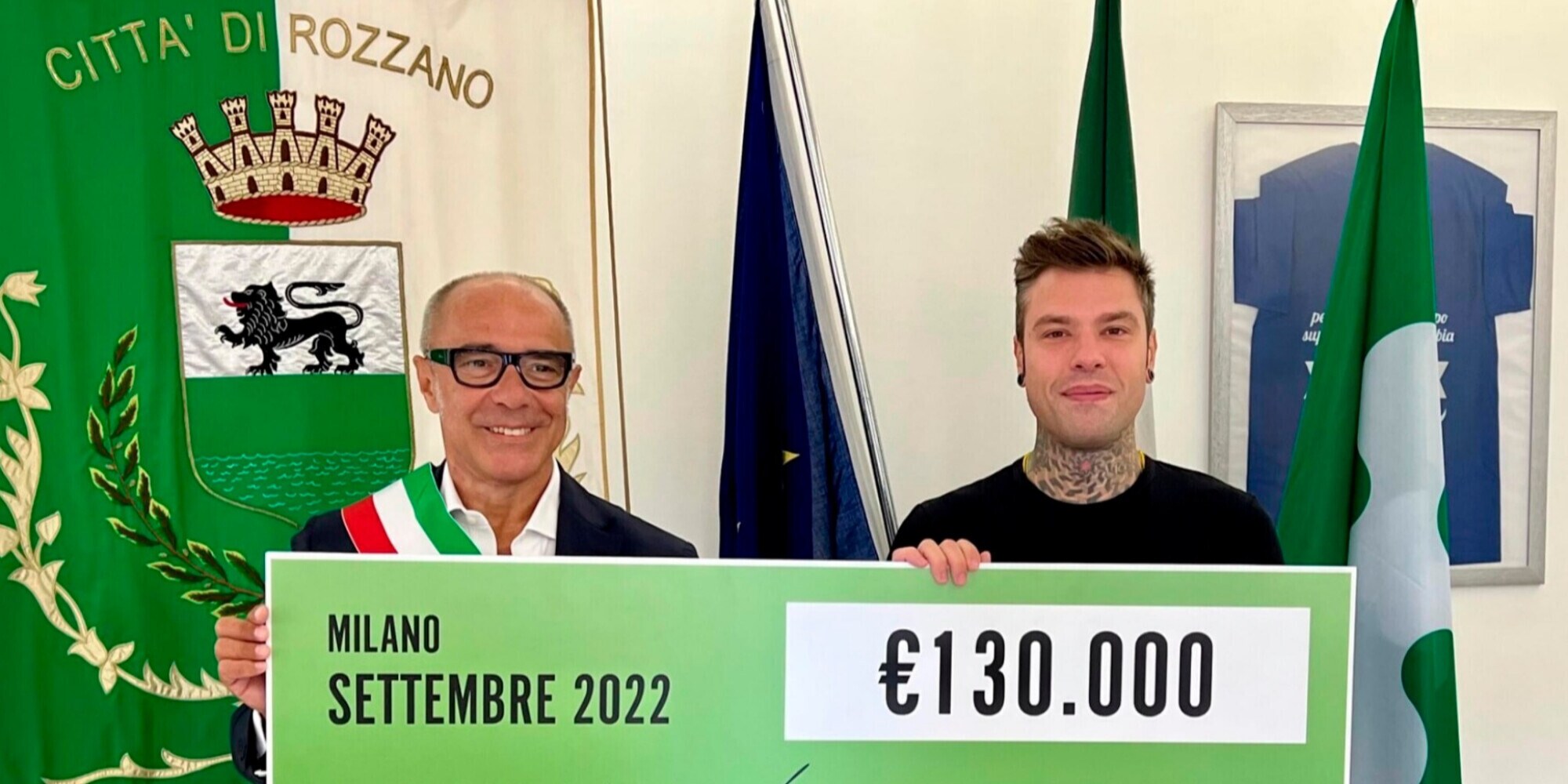Fedez sponsorizza il nuovo skatepark di Rozzano