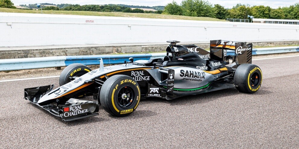 All'asta la Force India VJM08 del messicano Pérez