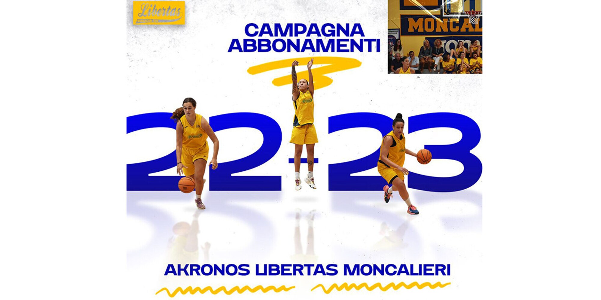 Libertas Moncalieri, parte la campagna abbonamenti
