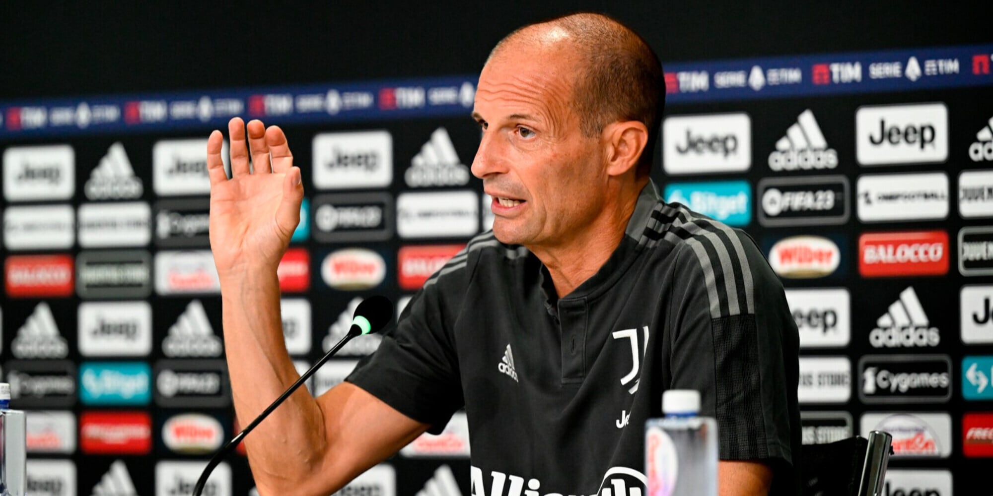 Allegri: “Se avessimo vinto con il Benfica che cosa si sarebbe detto?”