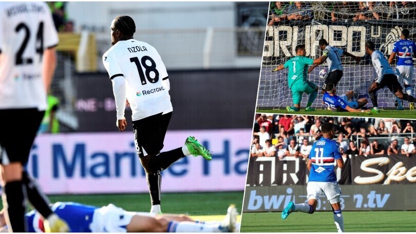 Nzola ribalta il derby: lo Spezia batte in rimonta la Samp