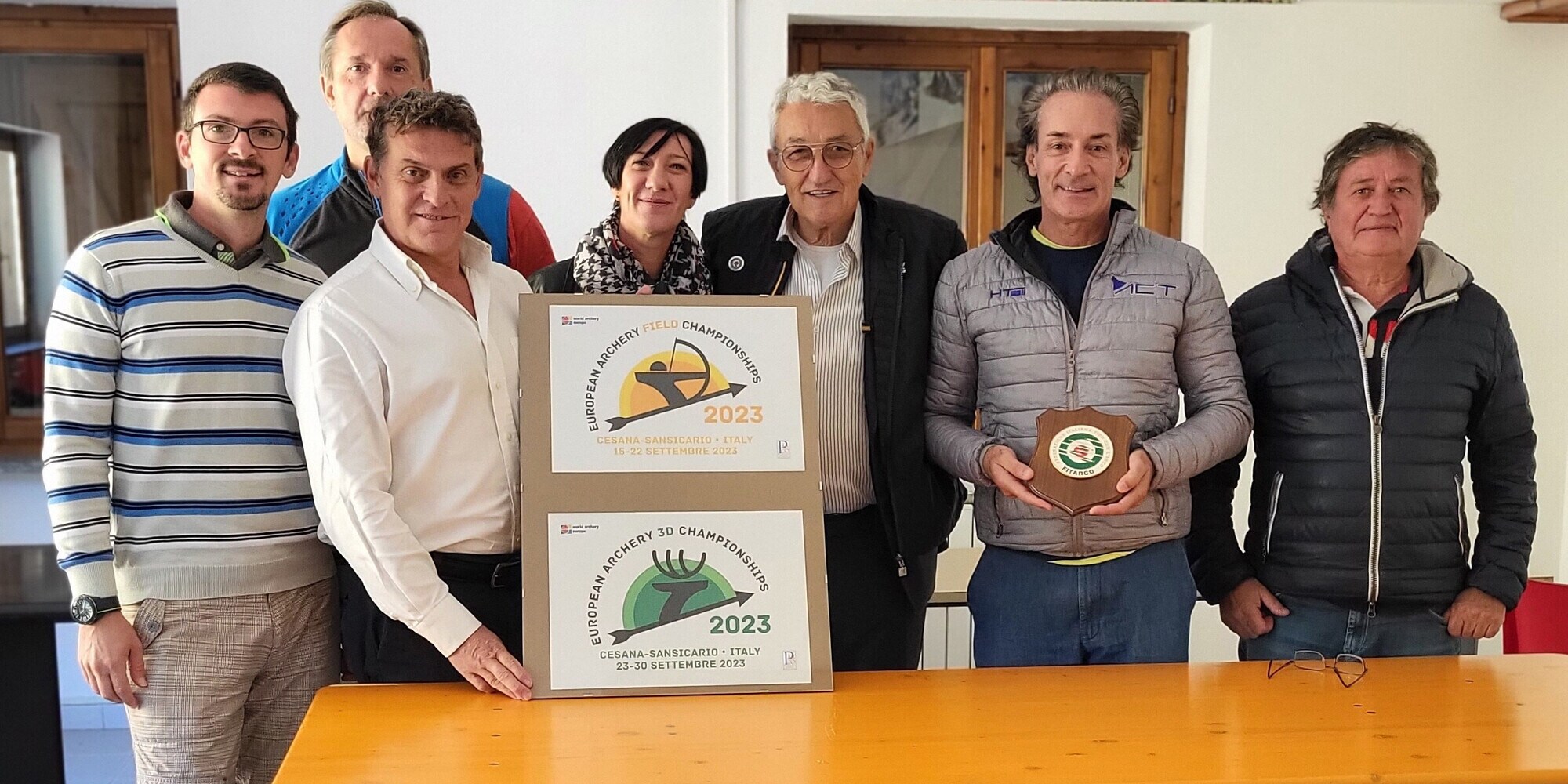 Fitarco Piemonte - Svelati i loghi dei due Europei 2023