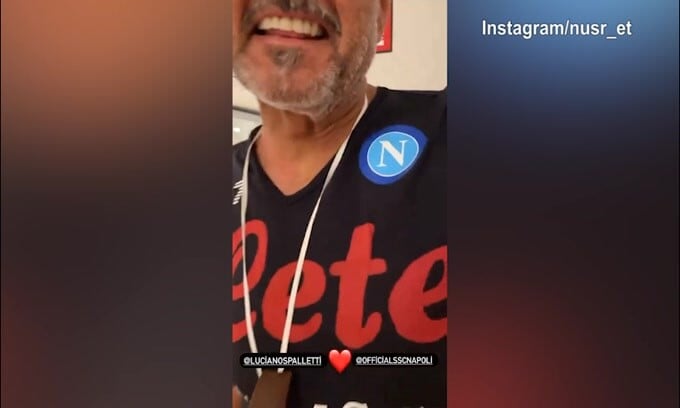 Napoli, nel ritiro spunta Salt Bae. Spalletti: "Sono felice"