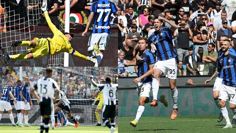 L'Inter crolla in Friuli: Barella illude Inzaghi, l'Udinese dilaga in rimonta