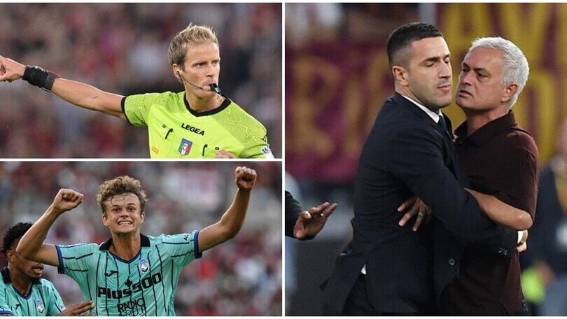 L'Atalanta sbanca l'Olimpico con Scalvini: Roma ko, espulso Mourinho