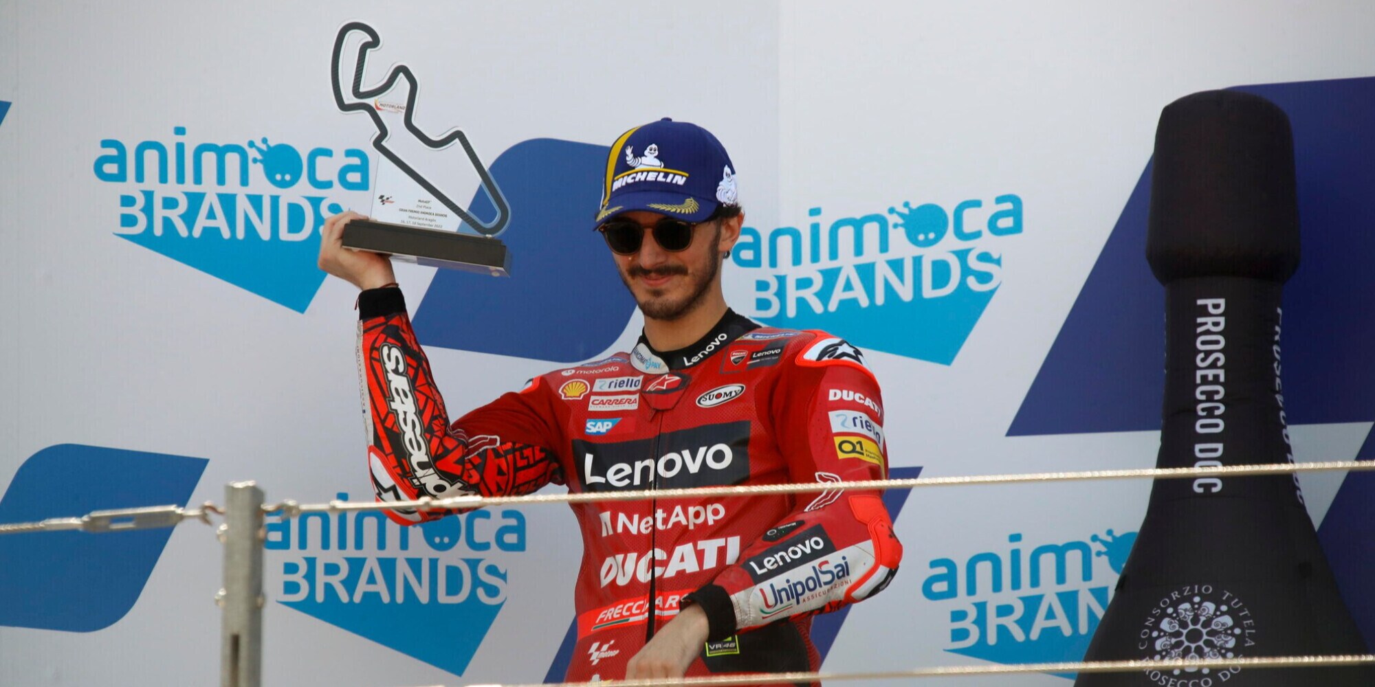 MotoGp, Bagnaia: "Bastianini è stato bravissimo, onore a lui"