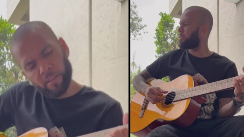 Non solo calcio. Ecco Dani Alves alle prese con la chitarra