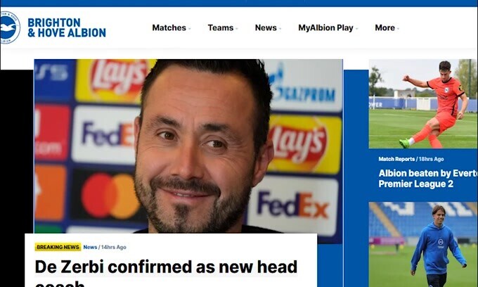 Ufficiale, De Zerbi approda al Brighton
