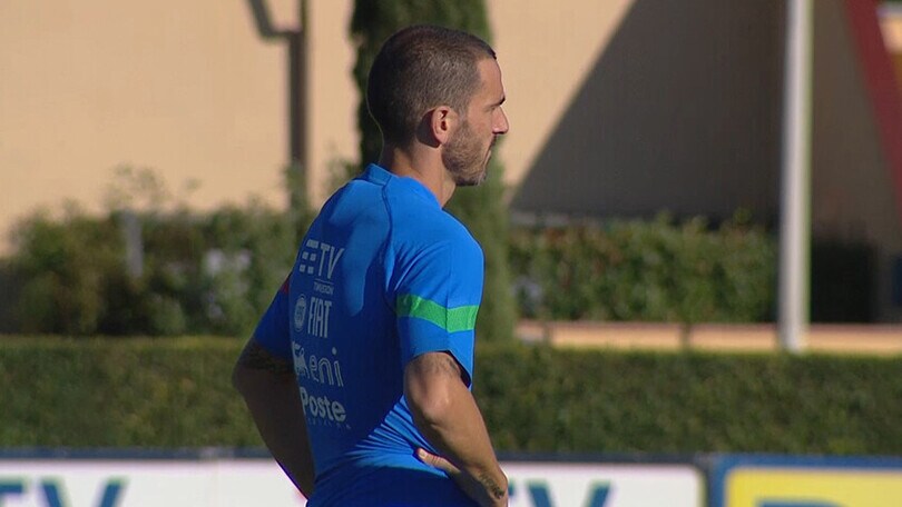 Azzurri in campo a Coverciano