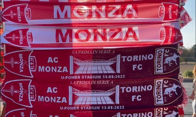 Andrea Ranocchia saluta il Monza
