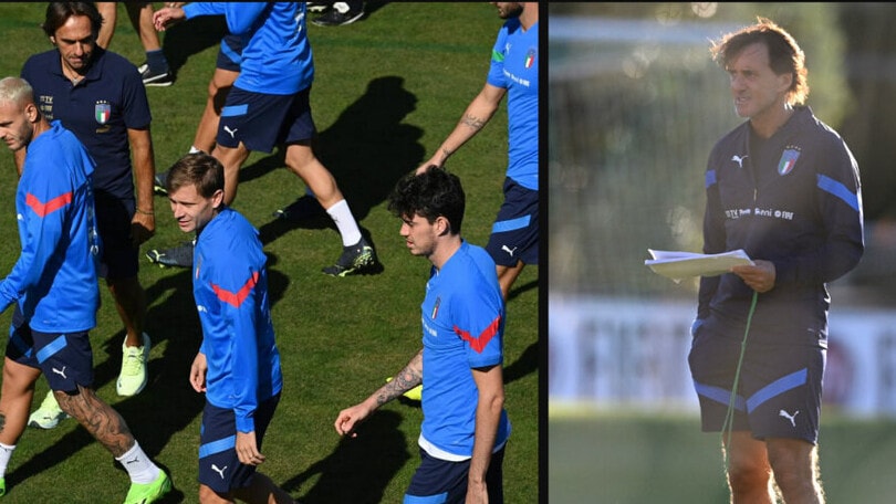Coverciano: Italia in campo, per Mancini è l'ora delle scelte