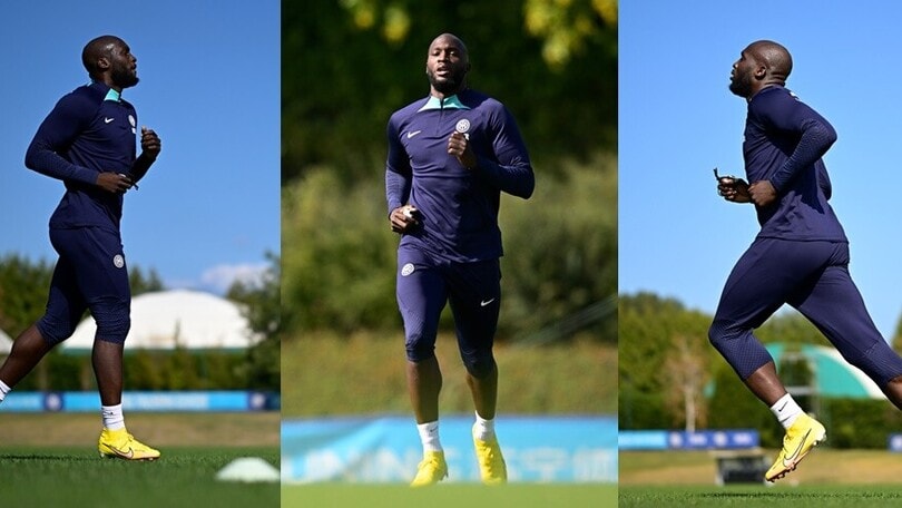 Inter, Lukaku corre... verso il big match con la Roma