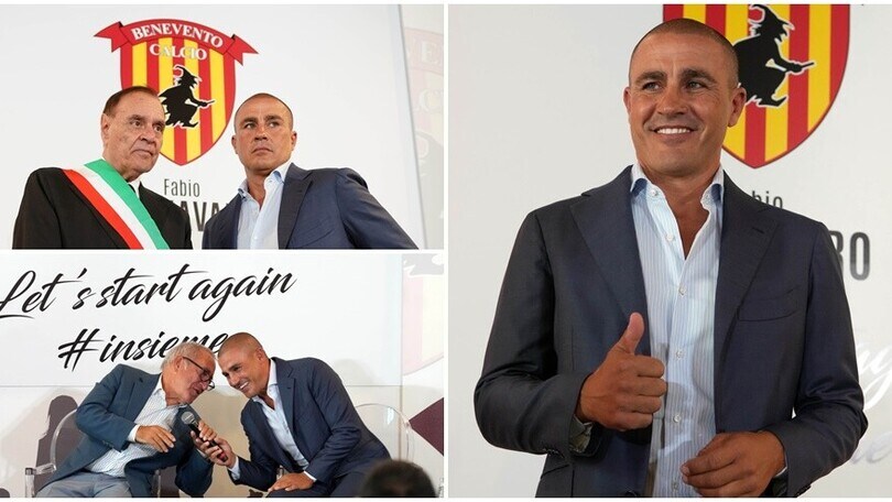 Benevento, ecco Cannavaro: prima panchina italiana per l'ex azzurro