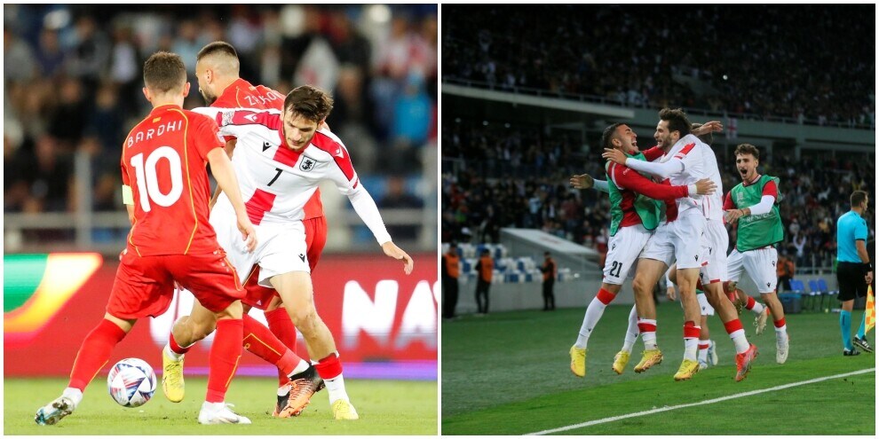 Kvaratskhelia trascina la Georgia: gol e autogol procurato nel 2-0 sulla Macedonia