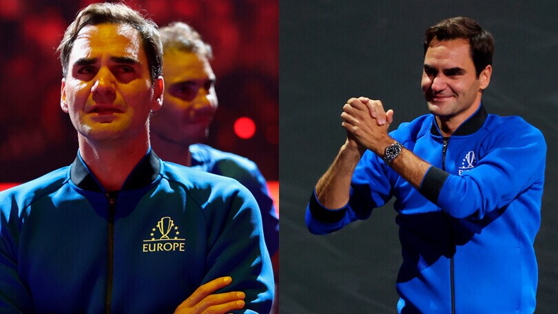 Federer e il commovente addio al tennis: tripudio di applausi e lacrime