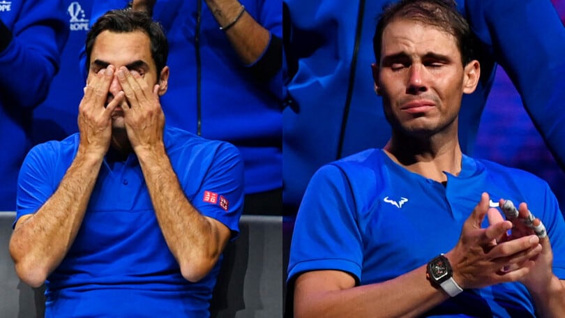 Federer e Nadal, tra lacrime e commozione