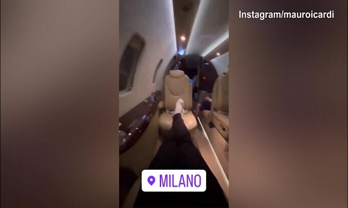 Icardi rientra a Milano, ecco il video diffuso sui social